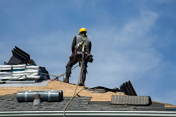 Professional Roofing technician working in West Union, OH